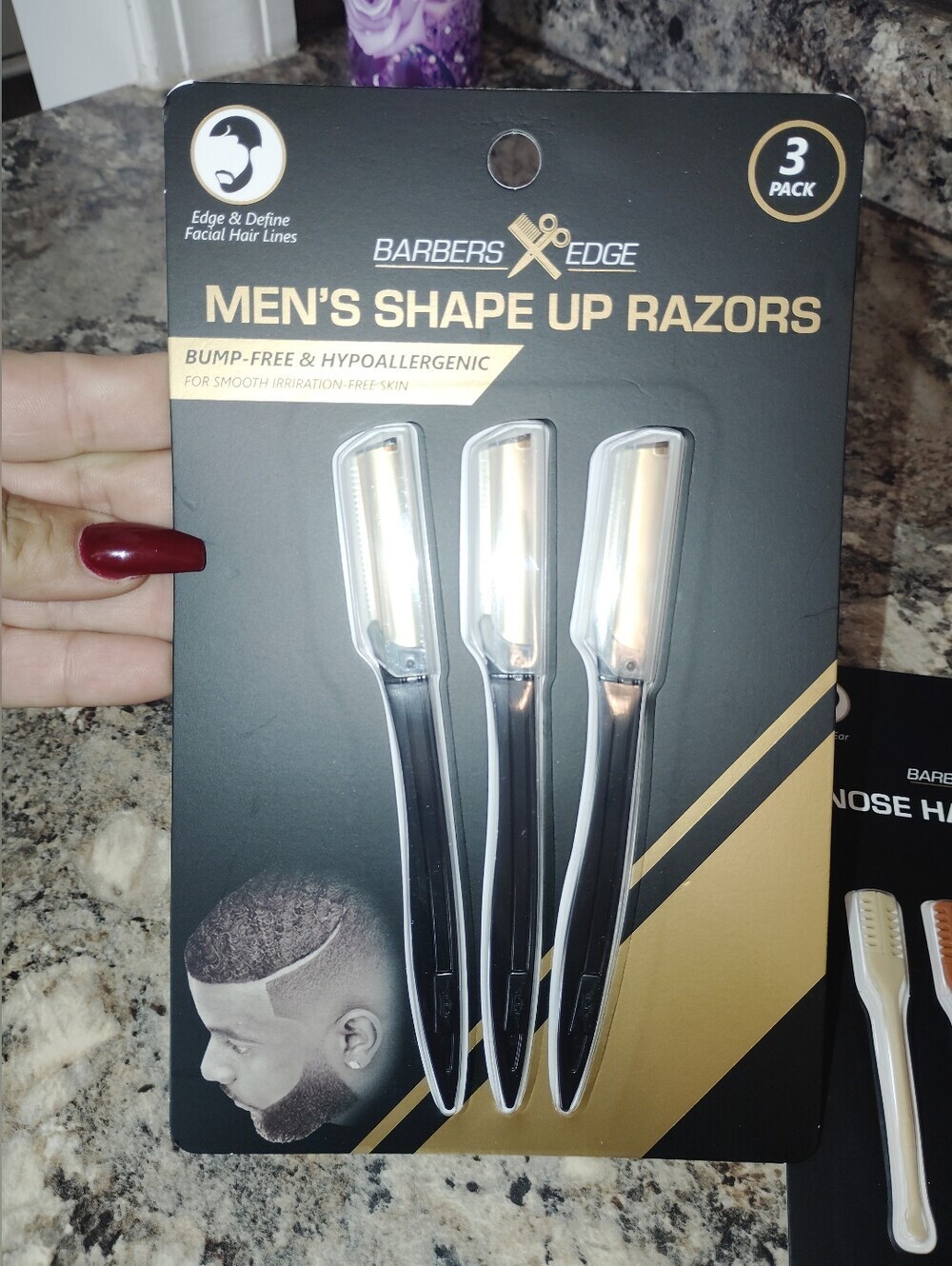 Barbers Edge Grooming Set – Men's Shape Up Razors & Nose Hair Trimmers (NWT) - Picture 3 of 6